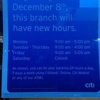 Photo taken at Citibank by David H. on 11/24/2014