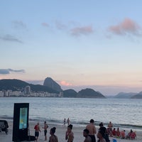 Photo taken at Calçadão de Copacabana by Weiber X. on 1/14/2022