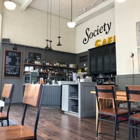 Photo taken at Society Cafe by Aleksandra L. on 4/23/2019