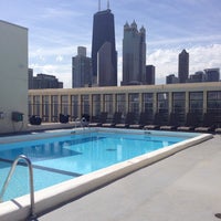 Photo taken at 1 E Scott Roof Top Pool Deck by Jess on 5/15/2013