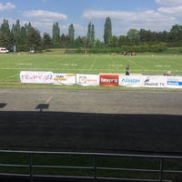 Photo taken at Stadion SC Hostivař by Sadie B. on 5/21/2017