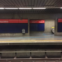 Photo taken at República Station (Metrô) by Mateus S. on 10/2/2019
