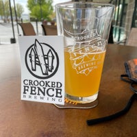 Photo taken at Crooked Fence Brewing Taproom by Michael N. on 4/23/2021