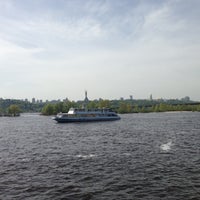 Photo taken at Dnipro River by Elizaveta C. on 5/3/2013