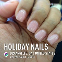 Photo taken at Holiday Nails by Hydee A. on 3/16/2013