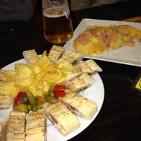 Photo taken at Chopp Bocadillos Y Tapas by Virginia S. on 10/30/2012