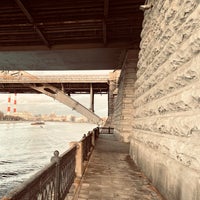 Photo taken at Berezhkovskiy Bridge by Ilariia B. on 11/4/2021