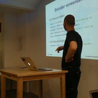 Photo taken at Backend Web Berlin (BWB) Meetup by Andrii G. on 10/28/2013