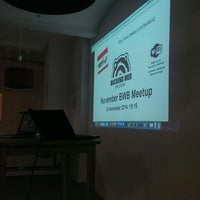 Photo taken at Backend Web Berlin (BWB) Meetup by Andrii G. on 11/24/2014