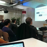 Photo taken at Backend Web Berlin (BWB) Meetup by Andrii G. on 2/24/2014