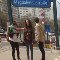 Photo taken at U Magdalenenstraße by Aga on 4/25/2013