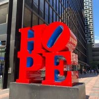 Photo taken at HOPE Sculpture by Robert Indiana by Takeshi U. on 6/18/2021
