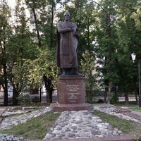 Photo taken at Памятник Александру Невскому by Alexey S. on 8/17/2013