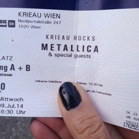 Photo taken at Metallica - Krieau Rocks by gizli s. on 7/9/2014