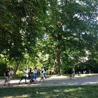 Photo taken at Parc des Buttes-Chaumont by Michaël K. on 6/18/2017