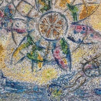 Photo taken at Chagall Mosaic, &amp;quot;The Four Seasons&amp;quot; by Andrew L. on 9/15/2018