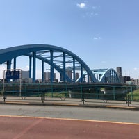 Photo taken at Maruko Bridge by Kenji T. on 6/17/2017