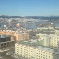Photo taken at AZIMUT Hotel Murmansk (Arktika Hotel) by Natalya R. on 4/3/2014