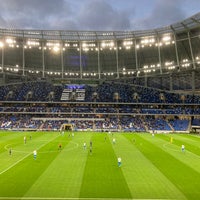 Photo taken at Central Stadium Dynamo named after Lev Yashin by Alexander N. on 11/6/2021