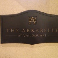 Photo taken at The Arrabelle at Vail Square by Ronnie T. on 2/2/2013