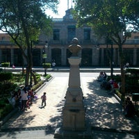 Photo taken at Plaza de la Constitución Tlalpan by Angel P. on 3/6/2016