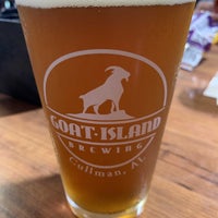 Photo taken at Goat Island Brewing by Jon B. on 9/9/2022
