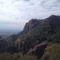 Photo taken at Templo De Tepoztécatl by Helena C. on 12/31/2012