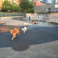 Photo taken at Tribeca Dog Run by James S. on 5/27/2016