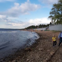 Photo taken at Пляж у Ладьи by Сергей В. on 7/10/2019