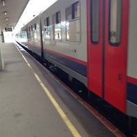 Photo taken at Train Schaerbeek &amp;gt; Mouscron by Loïc v. on 5/26/2014