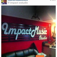 Photo taken at Impact Music Studio by Leandro B. on 7/22/2013