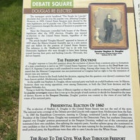 Photo taken at Lincoln-Douglas Debate Square by Brad L. on 6/5/2017
