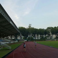 Photo taken at Yishun Stadium by Wee Meng C. on 4/9/2016