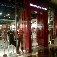 Photo taken at Manchester United Shop by robert s. on 11/24/2012