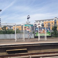 Photo taken at Greenwich DLR Station by Prae G. on 6/18/2015