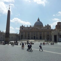 Photo taken at Piazza Pio XI by Yan G. on 7/6/2014
