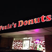 Photo taken at Paula&amp;#39;s Donuts by Heather H. on 3/22/2015