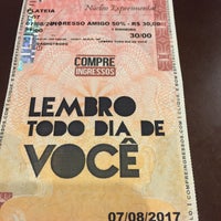 Photo taken at Teatro do Núcleo Experimental by Gisa Araujo G. on 8/7/2017