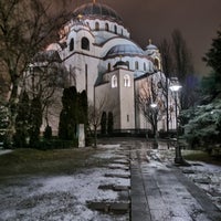 Photo taken at Cathedral of St. Sava by Alex J. on 1/15/2024