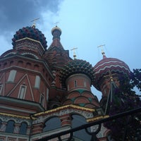 Photo taken at St. Basil&amp;#39;s Cathedral by Оленька М. on 5/16/2013