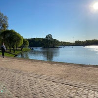 Photo taken at Верхний Царицынский пруд by Iennifer on 5/10/2021