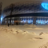 Photo taken at Central Stadium Dynamo named after Lev Yashin by Iennifer on 1/28/2022