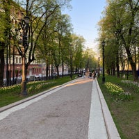 Photo taken at Петровский бульвар by Iennifer on 5/11/2021
