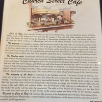Photo taken at Church Street Cafe by Patty on 8/10/2018