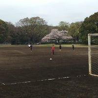 Photo taken at 代々木公園サッカー場 by Takeshi U. on 4/2/2016