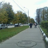 Photo taken at Парк на Полиграфе by Анастасия В. on 9/26/2012
