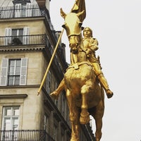 Photo taken at Statue Équestre de Jeanne d&amp;#39;Arc by Richard A. on 11/18/2016