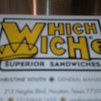 Photo taken at Which Wich? Superior Sandwiches by Junior on 11/6/2012