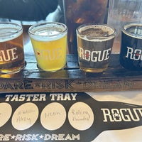 Photo taken at Rogue Ales Brewer&amp;#39;s on the Bay by Mark P. on 3/16/2023
