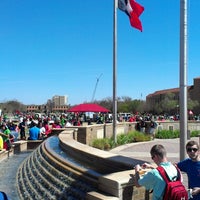 Photo taken at TTU - Memorial Circle by Hunter G. on 4/26/2013